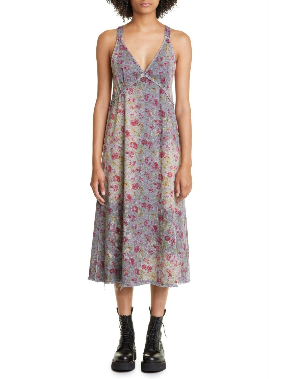 R13 Bleached Grunge Slip Dress Womens Medium